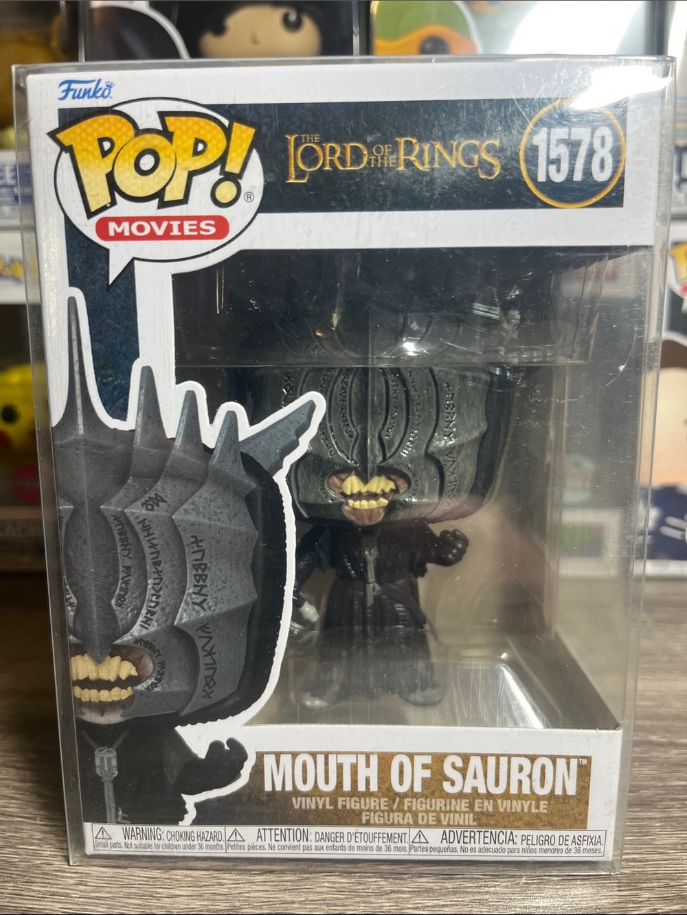 Funko Pop! Movies Mouth of Sauron Vinyl Figure - Black, Gray, Yellow Teeth